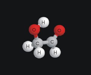 Glycolaldehyde Molecule.