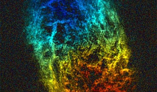 False-color image of M33