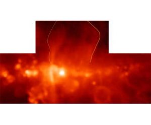 Galactic center radio image