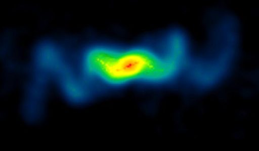 VLA Image of Microquasar SS 433