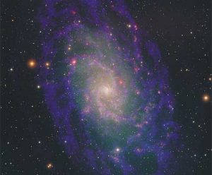 Radio/Optical Image of M33