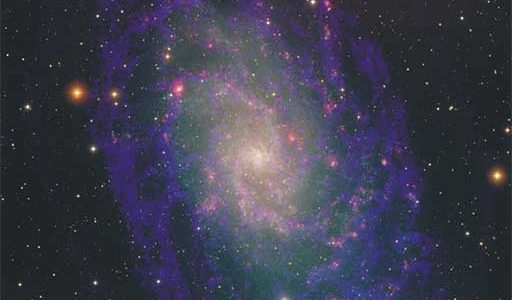 Radio/Optical Image of M33