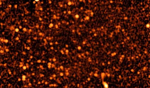VLA Image of Small Portion of Extragalactic Space