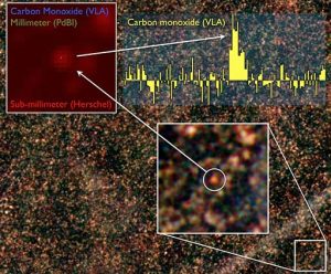 HFLS3, surrounding area, and CO spectrum