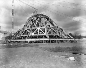 Backup structure of the 140-foot telescope