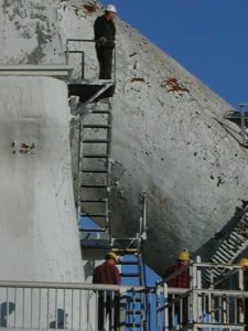 140-foot telescope's Polar Shaft