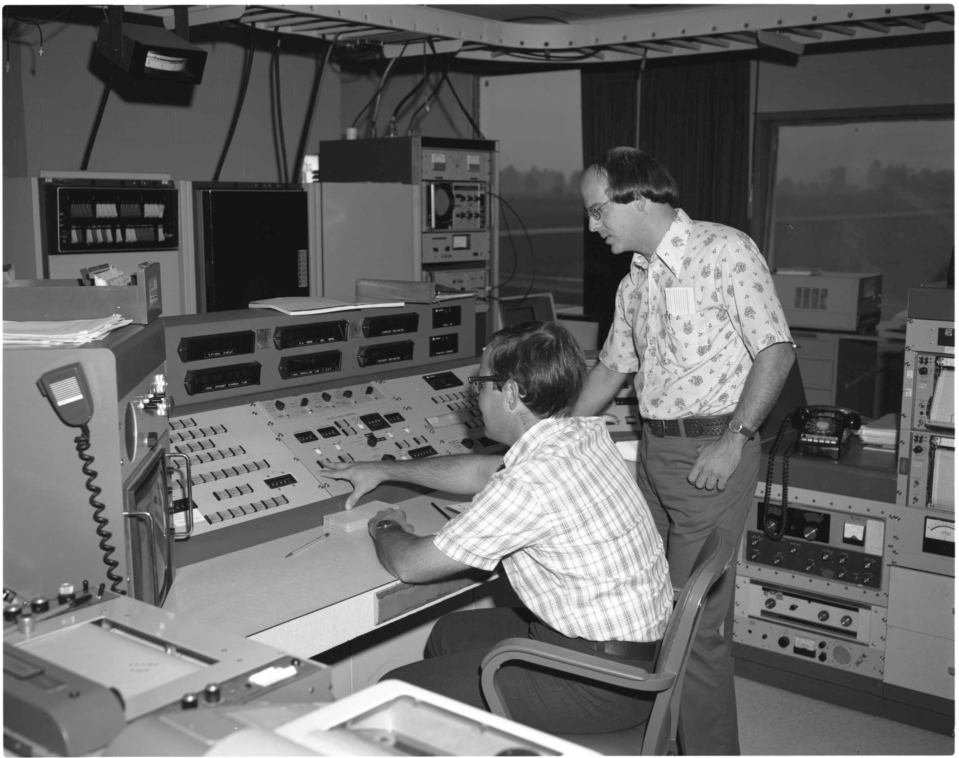 panel de control del astrónomo