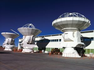 Testing area for ALMA antennas