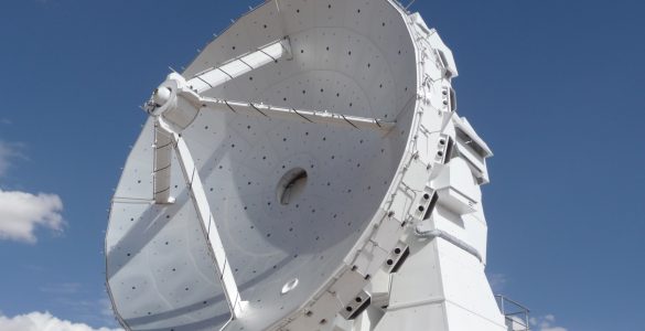 7-meter ALMA antenna