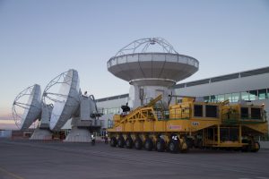 ALMA antennas and Transporter