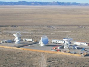 ALMA prototype antennas at The VLA