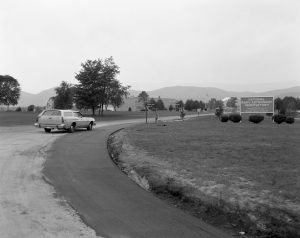 Entrance to Green Bank in 1973