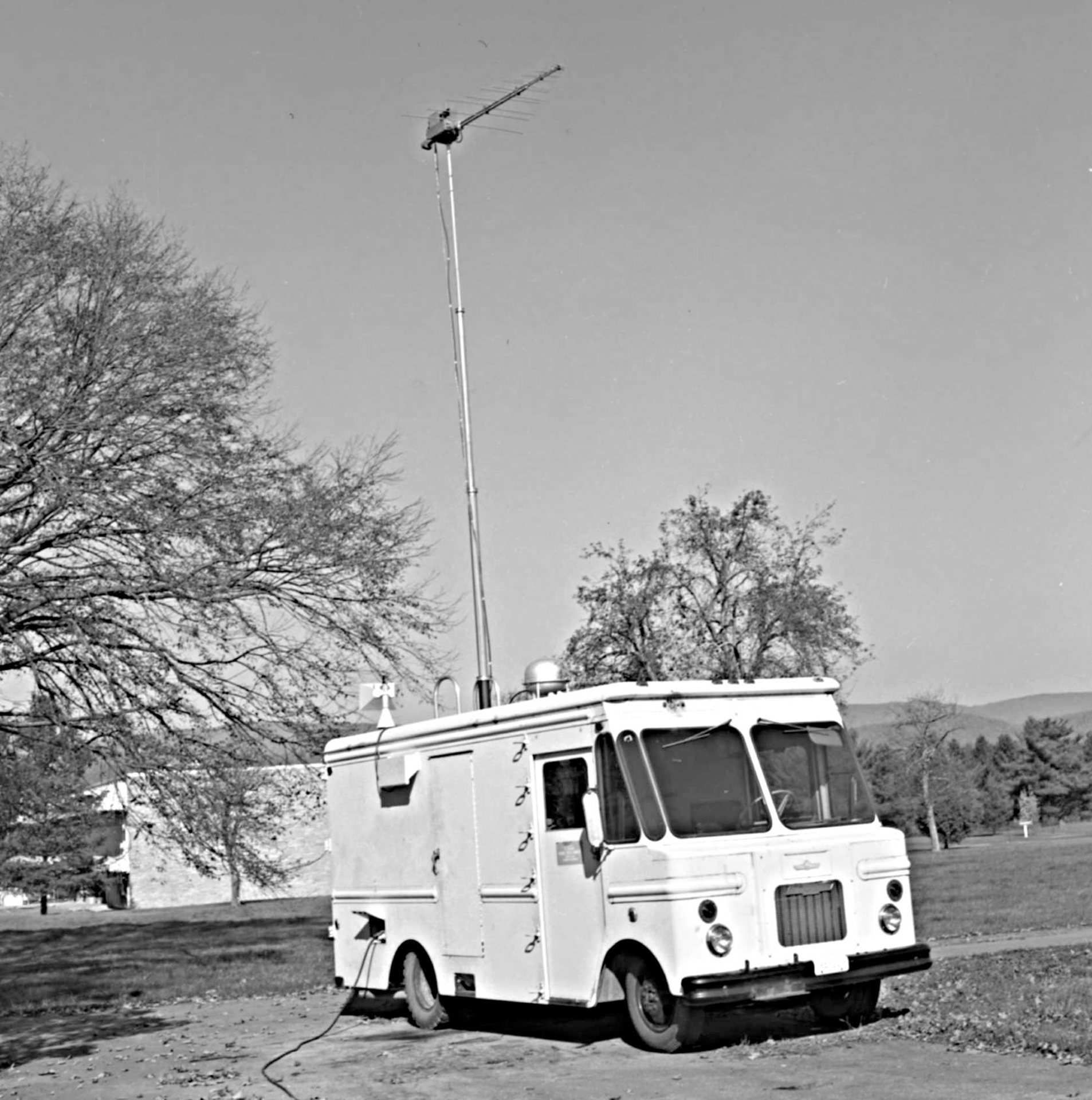 The RFI van in Green Bank