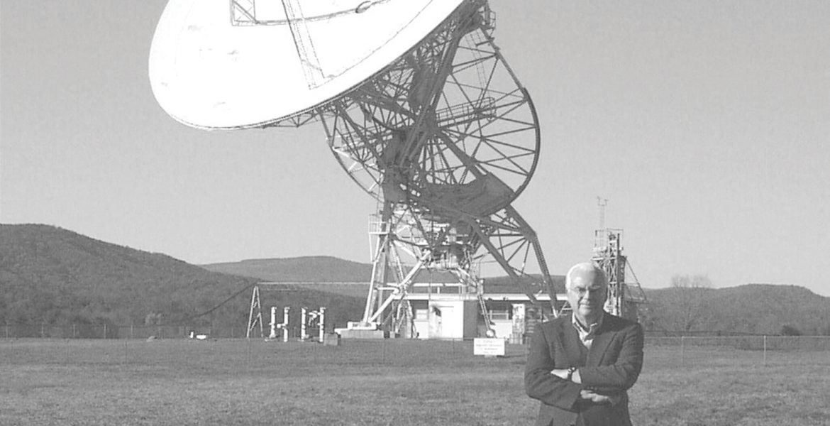 Father of SETI with SETI's First Telescope
