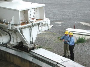 Engineers and the GBT's track