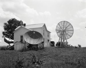 'The Nutbin' and 3 radio telescopes