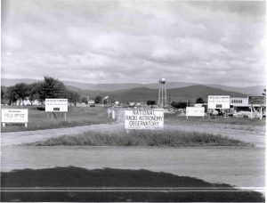 Entrance to Green Bank site in early 1960s