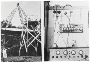 Grote Reber's telescope and control box for his receiver