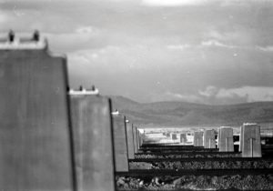 Empty VLA antenna piers