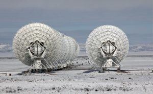 VLA antennas in snow