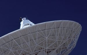 VLA antenna and worker