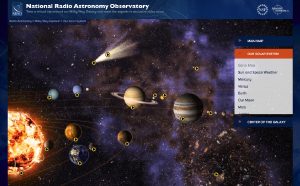 Screenshot of Milky Way Explorer