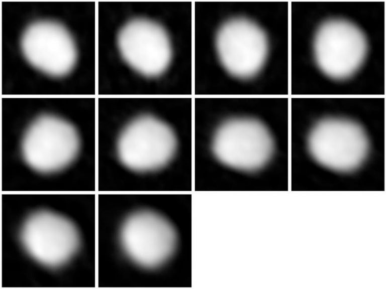 Series of images of the asteroid Juno taken with ALMA
