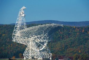 The Green Bank Telescope.