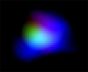 Color composite image of distant galaxy SXDF-NB1006-2