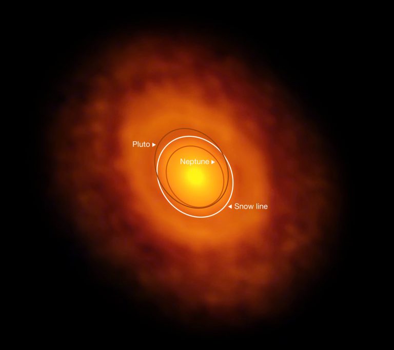 ALMA image of V883 Orionis