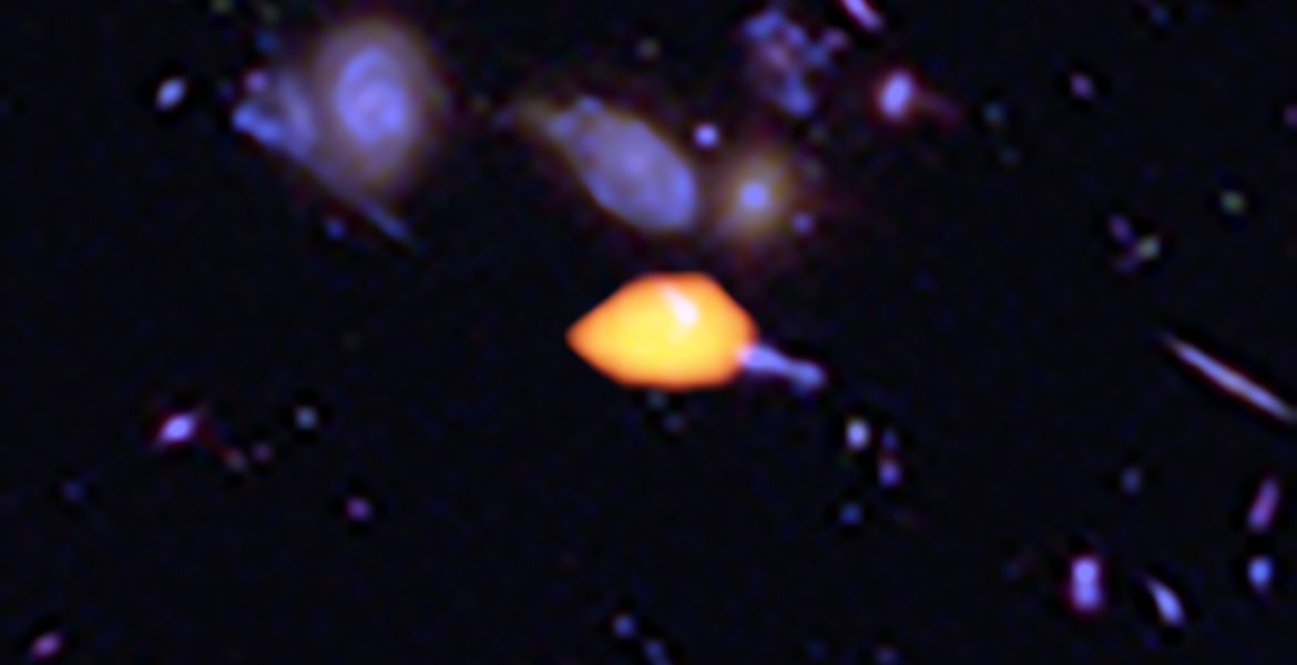 ALMA image of the Hubble Ultra Deep Field