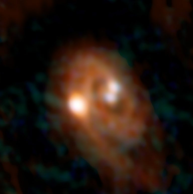 Combined ALMA and VLA image of L1448 IRS3B system.