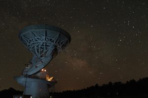 140-foot Telescope at night