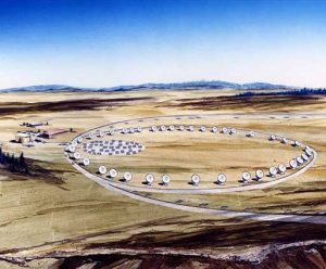 Drawn in 1989, this was the proposed design for our Millimeter Array.