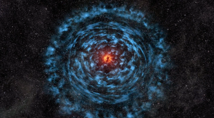 Artist's impression of Supernova 1987A