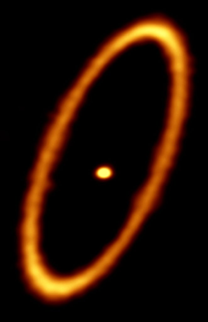 ALMA Eyes Icy Ring around Young Planetary System - National Radio ...