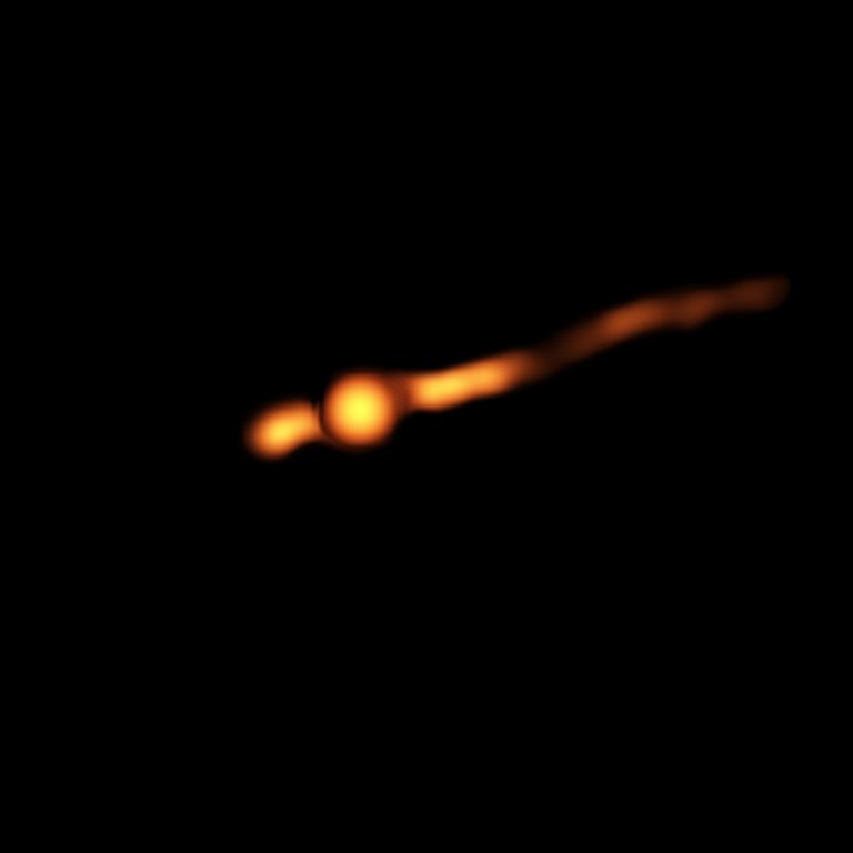 1989 Radio image of Cygnus A.