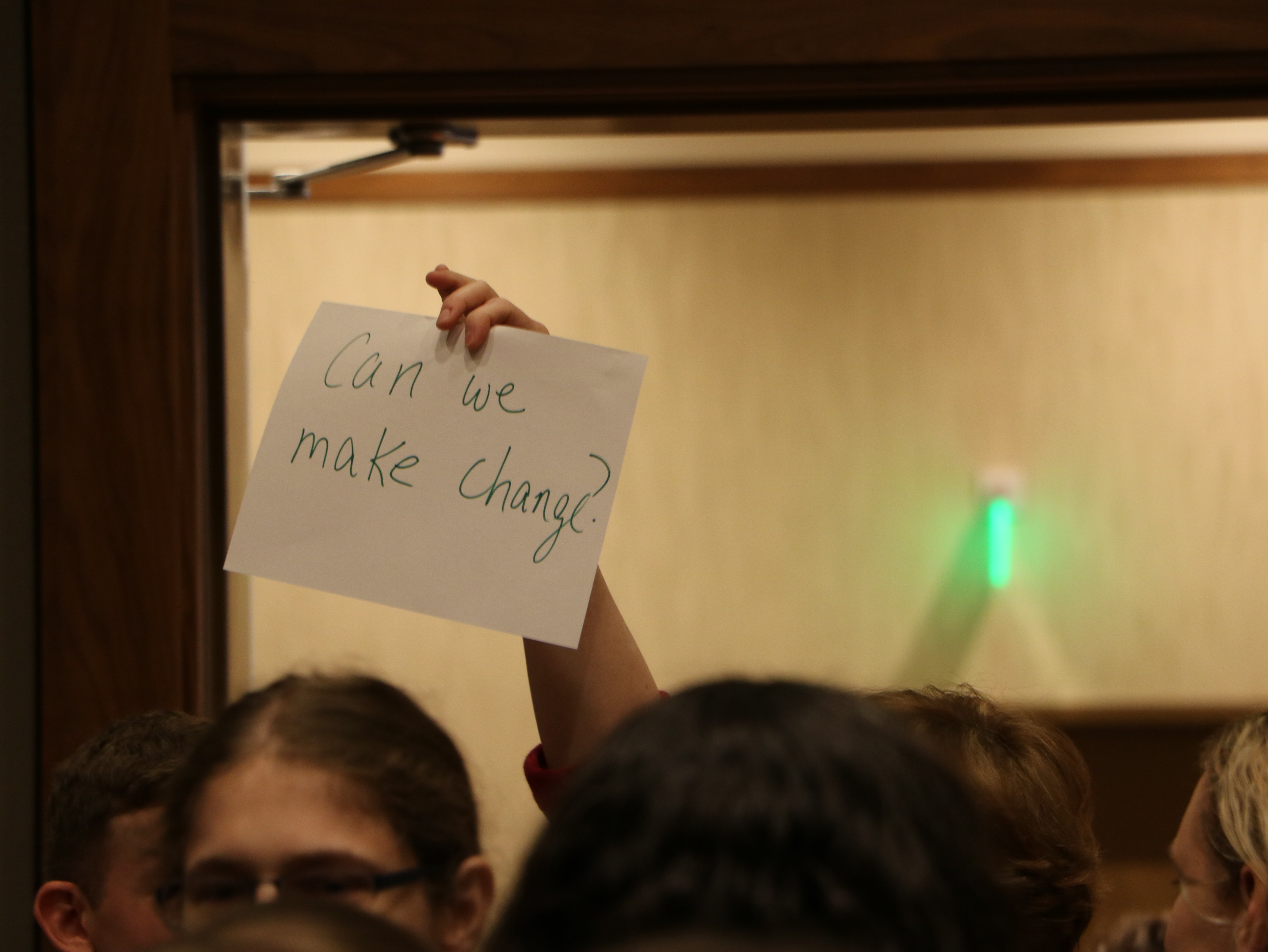Sign made at Women in Astronomy conference