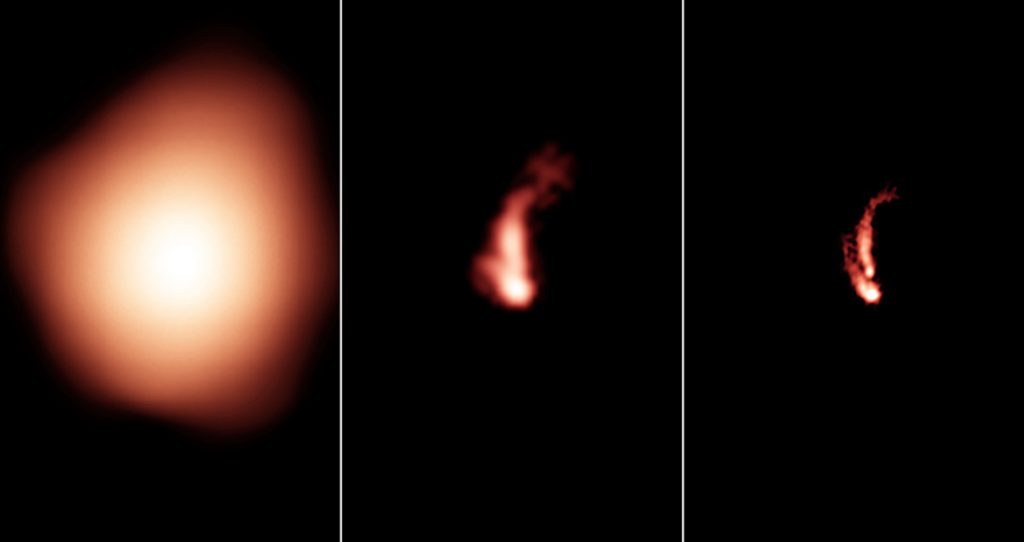 Comparison of NVSS, FIRST, and VLASS images.