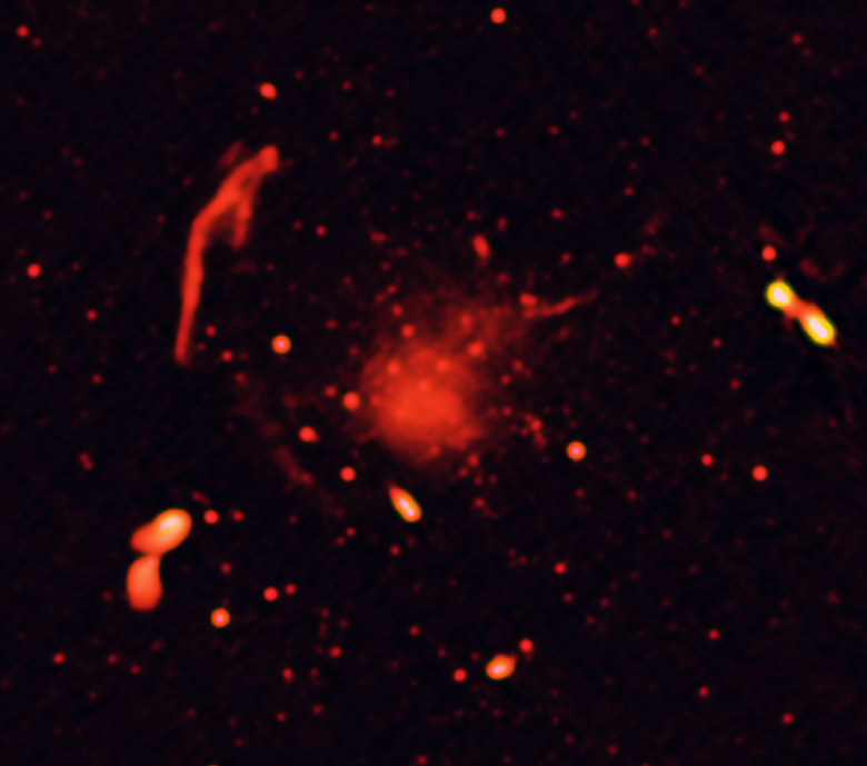 VLA image of Abell 2744