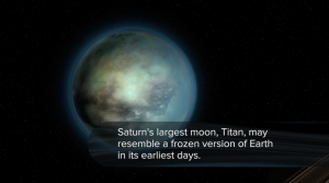 Artist's impression of Titan