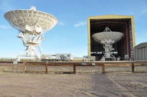 VLA antennas and The Barn