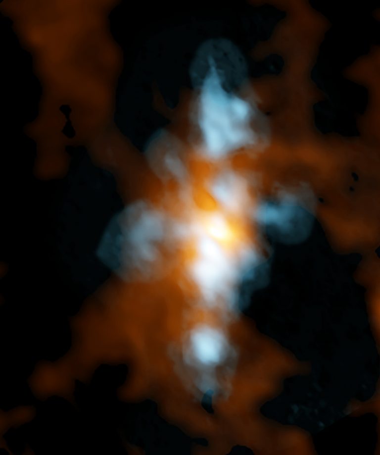 Composite image of NGC 6334I