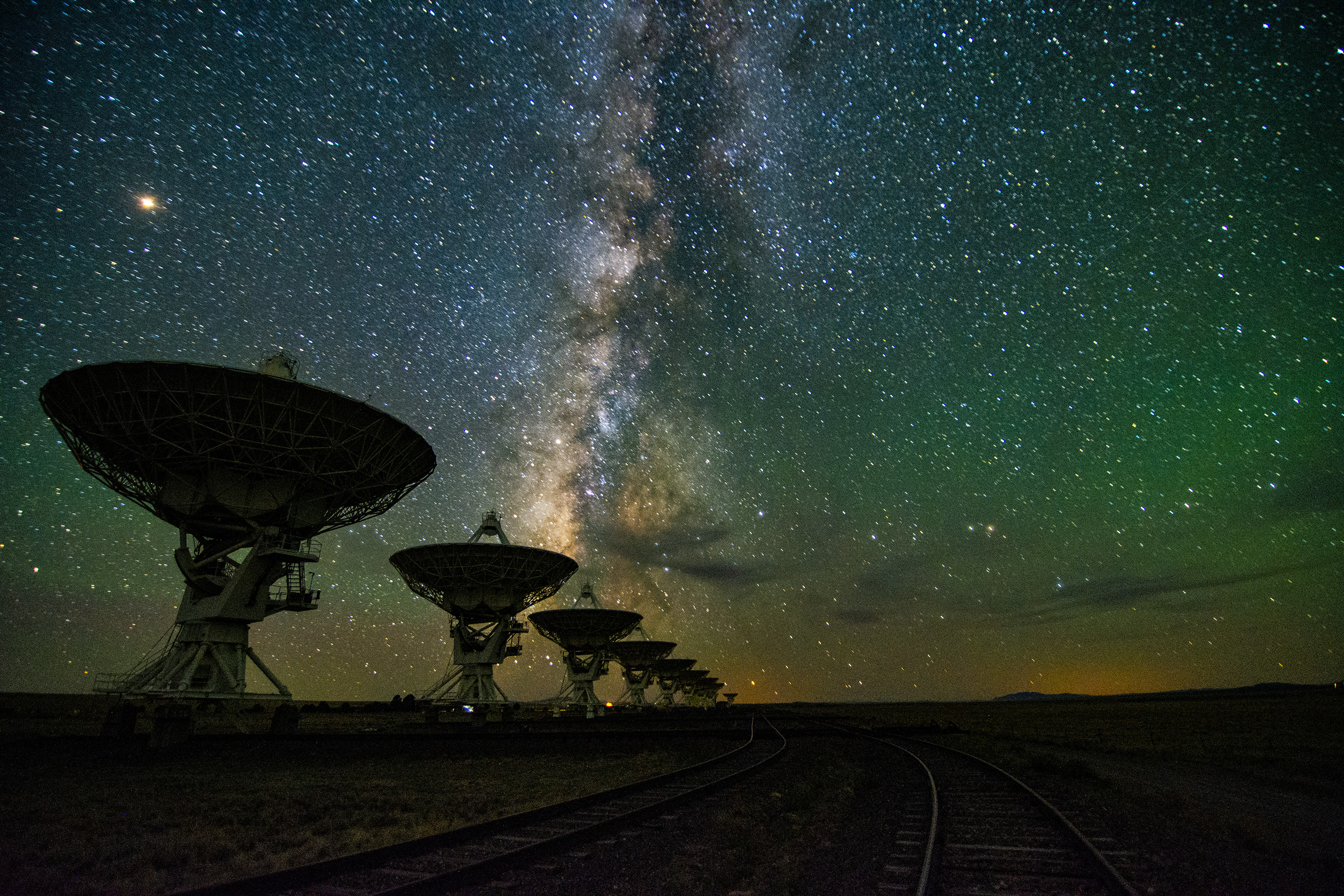 Milky Way Over ALMA – National Radio Astronomy Observatory