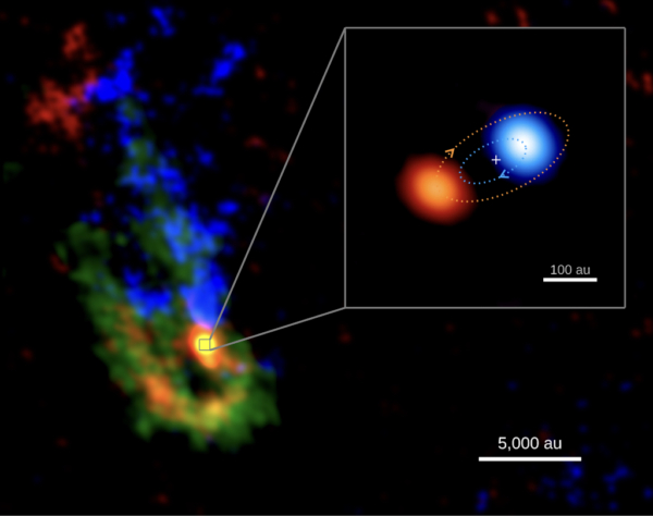 ALMA Image of Young, Massive Binary Star System – National Radio ...