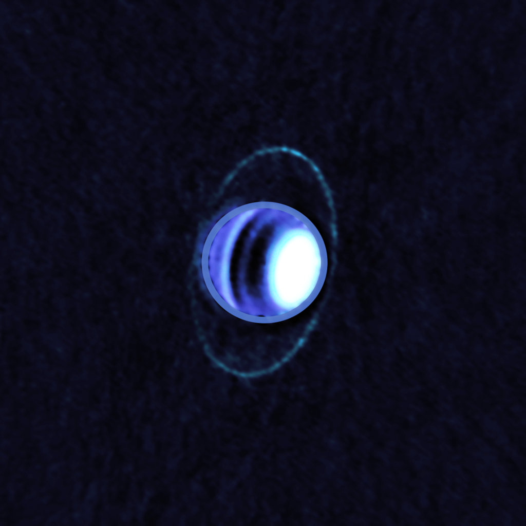 Going, Going, Gone: Hubble Captures Uranus's Rings on Edge | HubbleSite