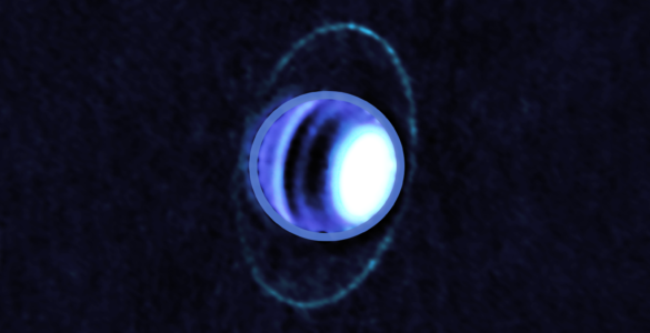 Planetary Rings of Uranus ‘Glow’ in Cold Light