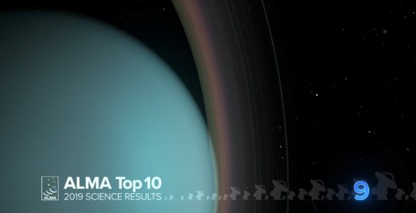 09 – ALMA Top 10: Planetary Rings of Uranus ‘Glow’ in Cold Light