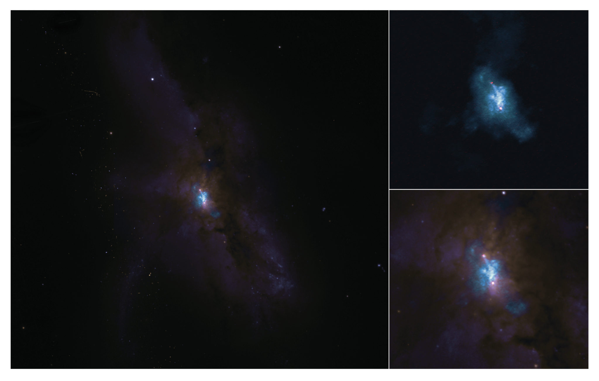 NGC 6240 Galaxy Crash – National Radio Astronomy Observatory