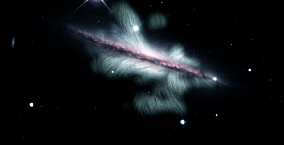 IMAGE RELEASE: Magnetic Field of a Spiral Galaxy